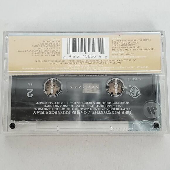 Jeff Foxworthy - Games Rednecks Play [Cassette Tape] Warner Bro. 1995 - Picture 3 of 5